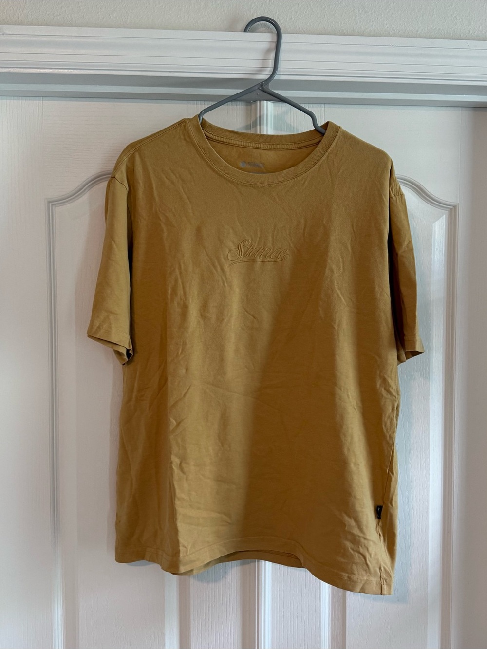 Stance Men's Short Sleeve Crewneck T-Shirt in Tan